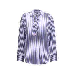 Givenchy Blaue Seidenbluse