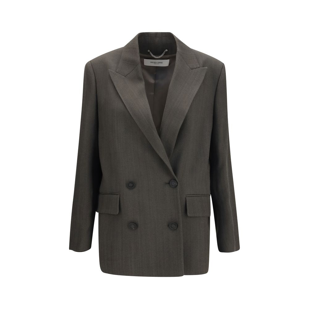 Golden Goose Zweifarbiger Blazer aus Viskose