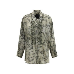 R13 Zweifarbige Viskosebluse