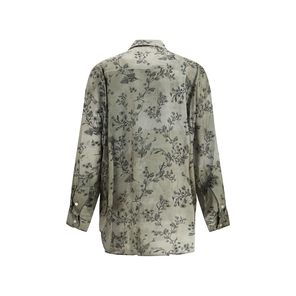 R13 Zweifarbige Viskosebluse