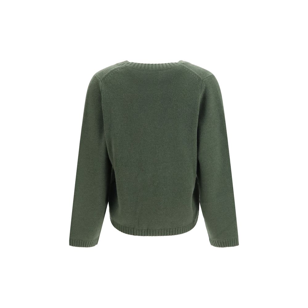 Allude Zweifarbiger Kaschmirpullover