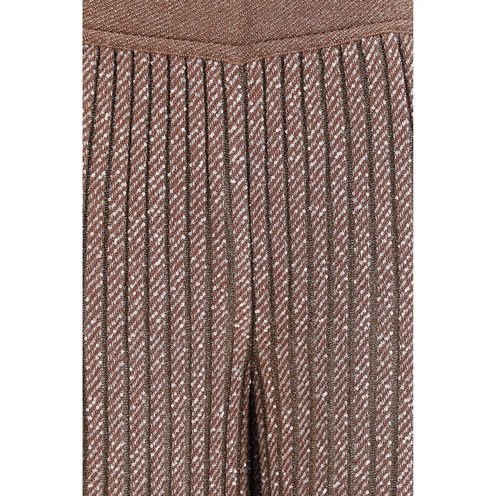 Missoni Braune Viskose-Freizeithose
