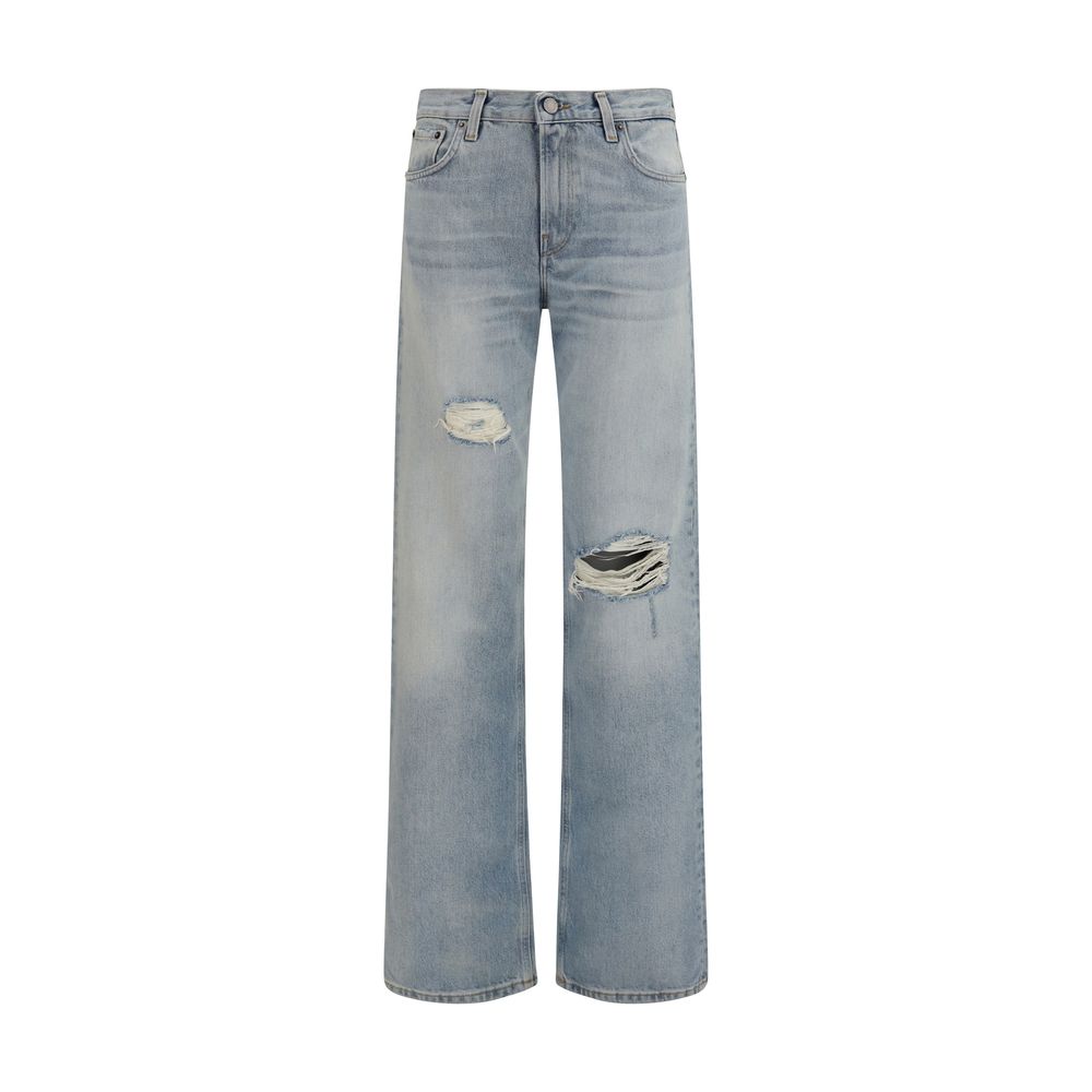 Haikure Blaue Jeans aus Baumwolle im geraden Schnitt