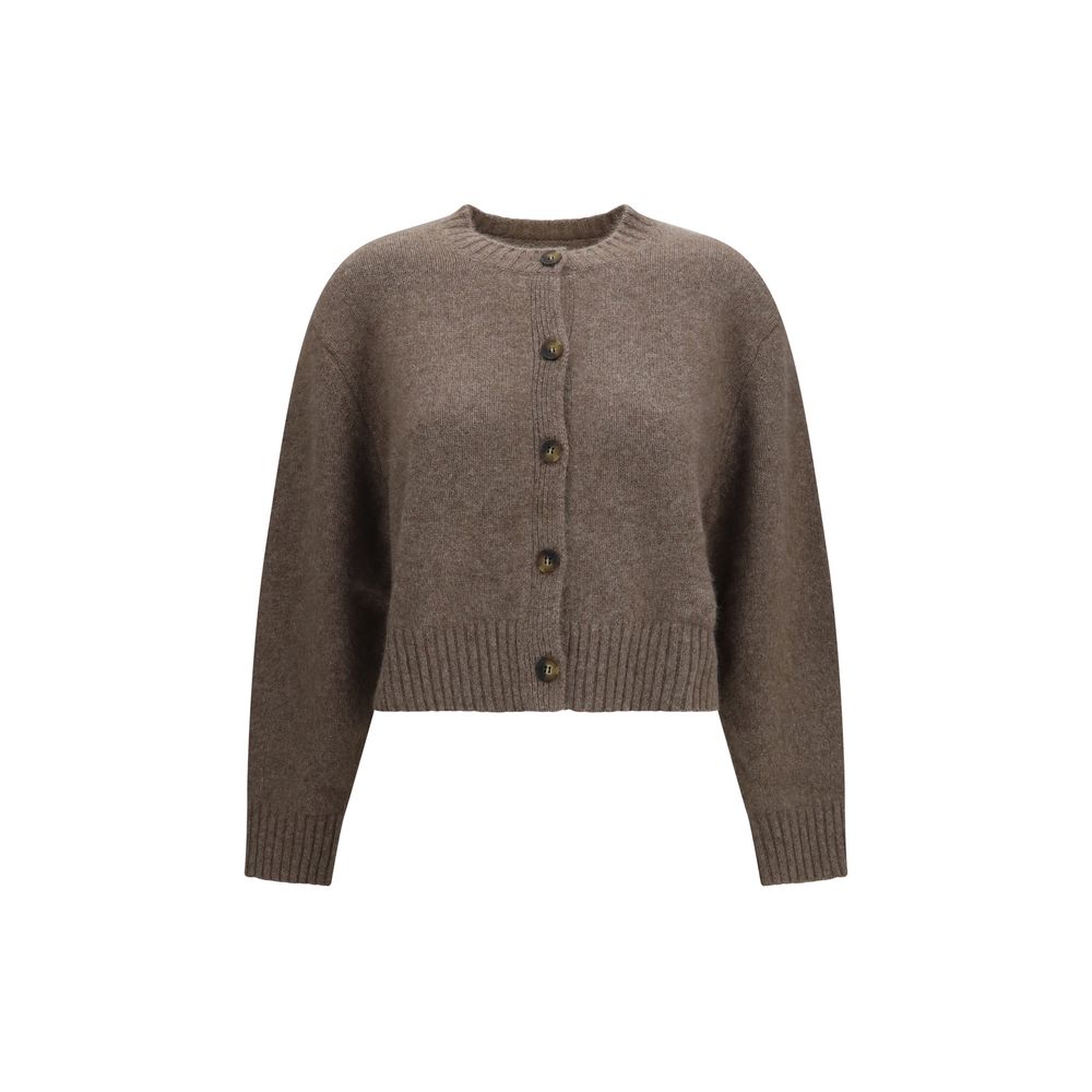 Loulou De Saison Brauner Woll Cardigan Oves Aries