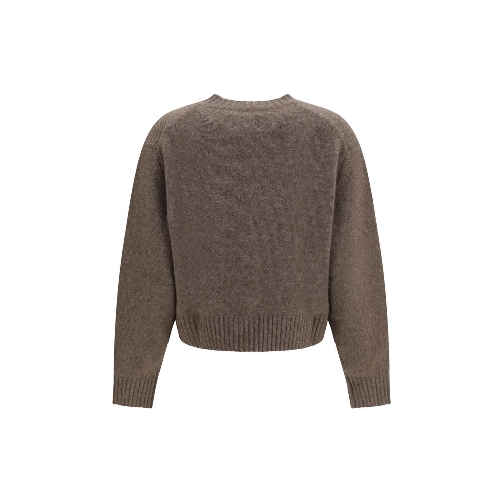 Loulou De Saison Brauner Woll Cardigan Oves Aries
