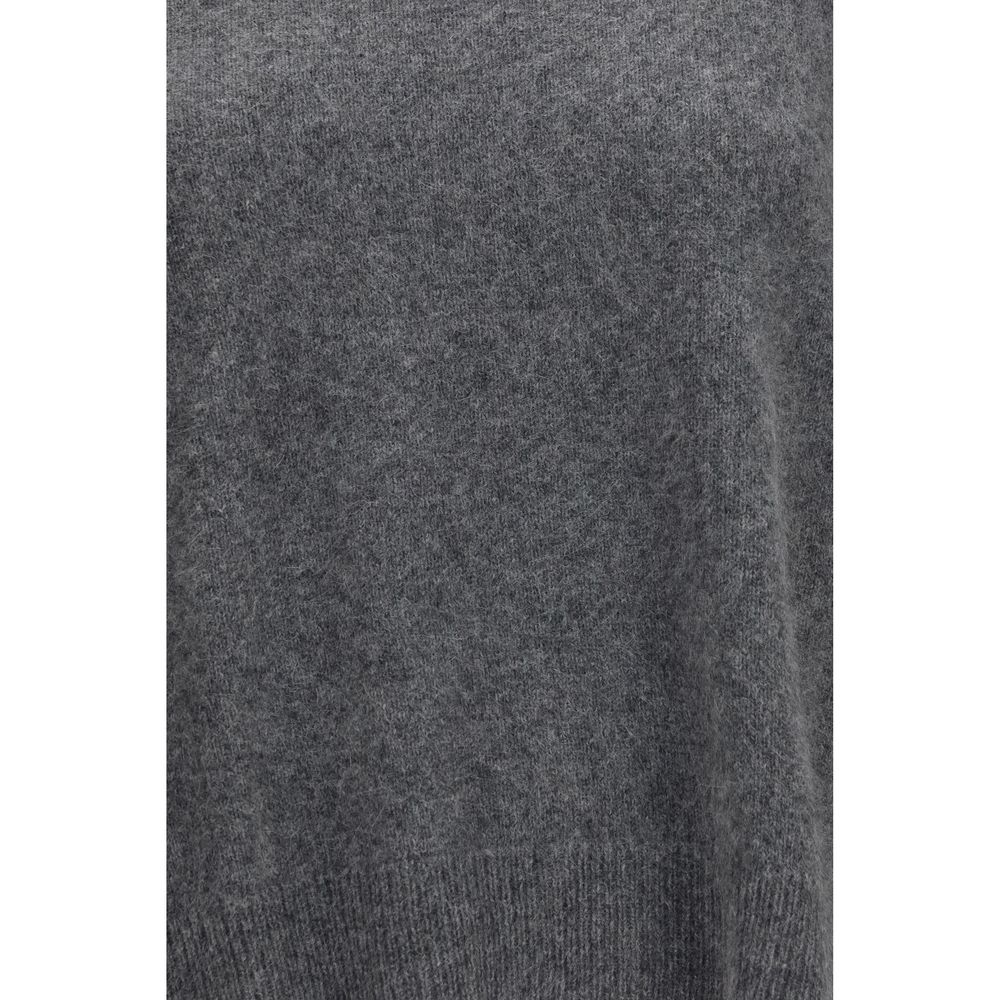 Loulou De Saison Grauer Oves Aries Wollpullover