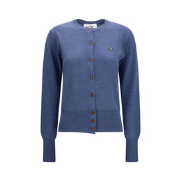 Vivienne Westwood Blauer Wollcardigan Oves Aries