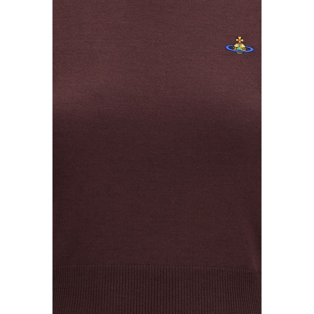 Vivienne Westwood Lila Woll-T-Shirt Oves Aries