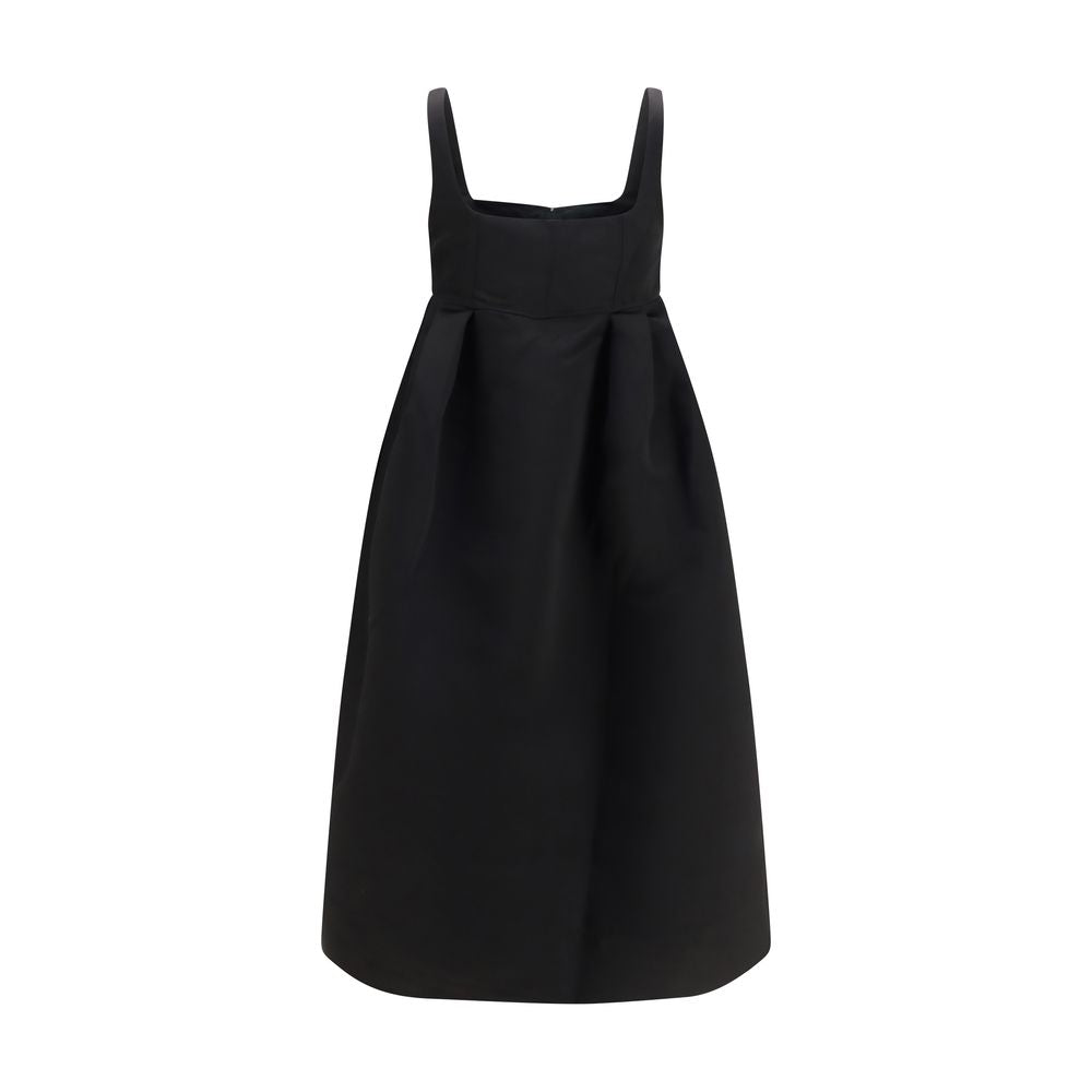 Ganni Schwarzes Freizeitkleid aus Polyester