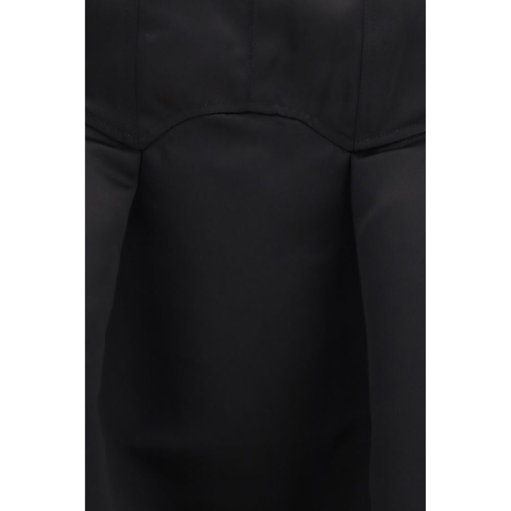 Ganni Schwarzes Freizeitkleid aus Polyester