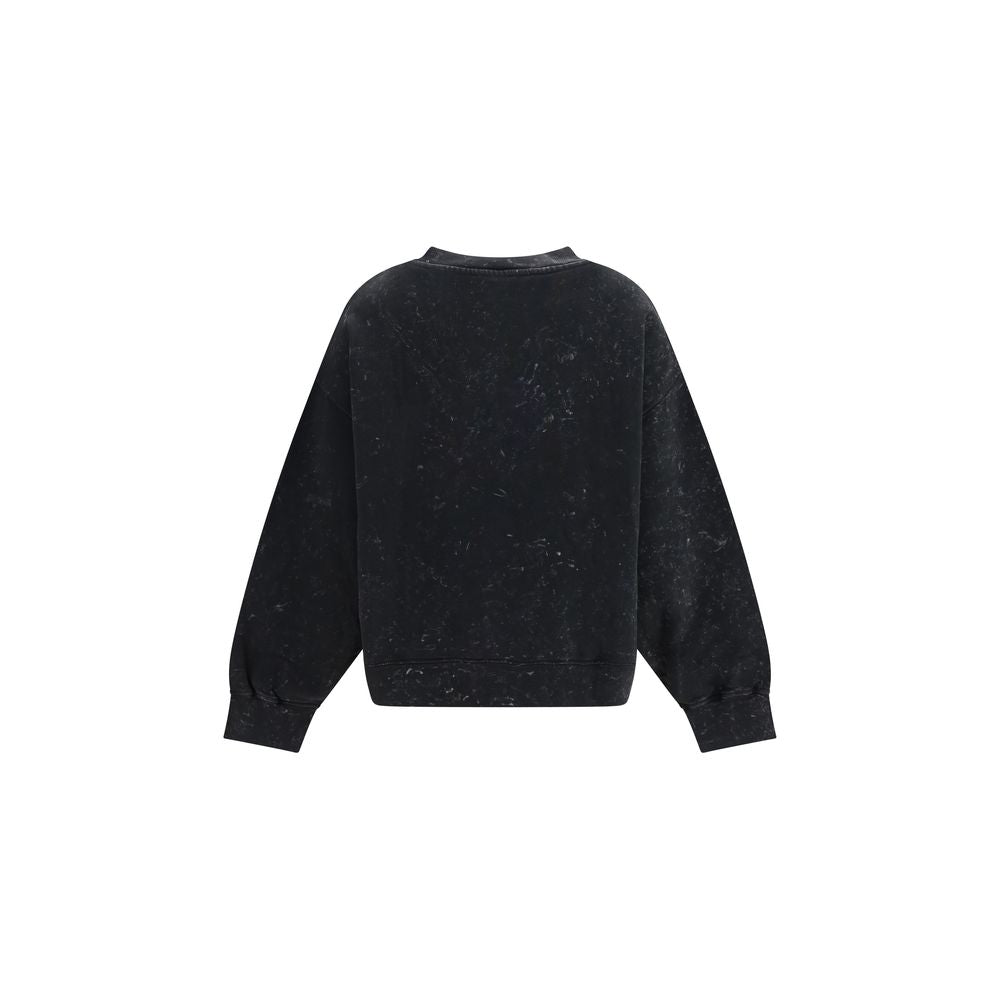 Ganni Grauer Baumwollpullover