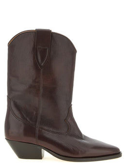 Isabel Marant Braune Chelsea Boots aus Rindsleder