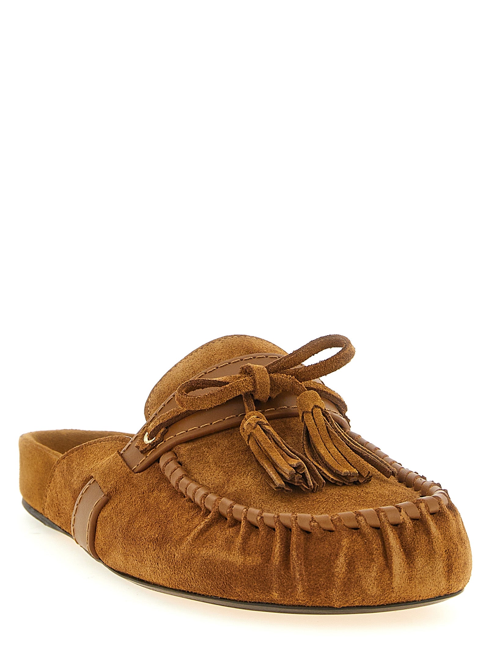 Isabel Marant Braune Loafer aus Rindsleder zum Hineinschlüpfen