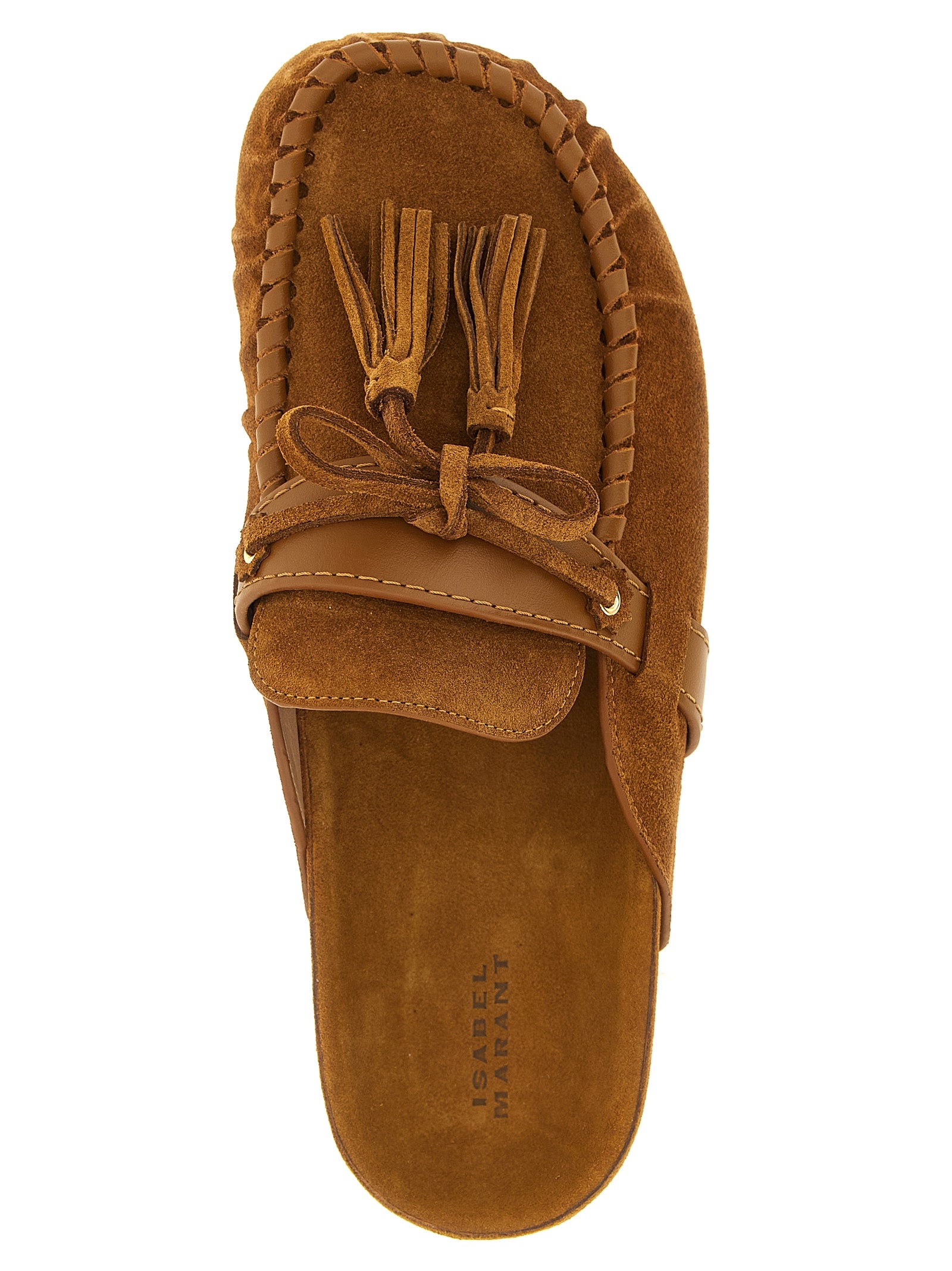 Isabel Marant Braune Loafer aus Rindsleder zum Hineinschlüpfen