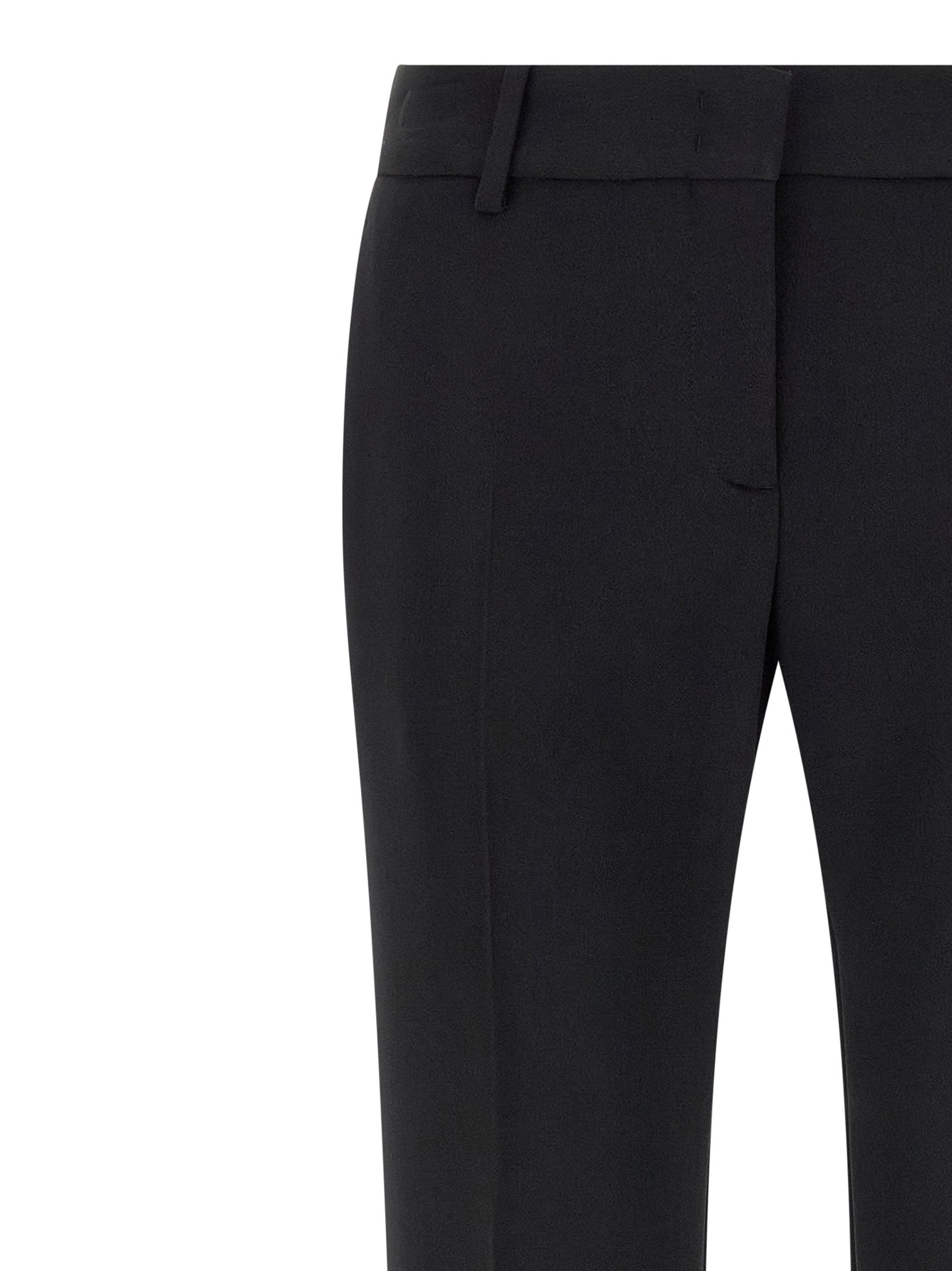 Ermanno Scervino Schwarze Viskose-Anzughose