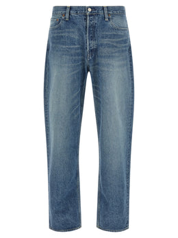 SSSTEIN Blaue Jeans aus Baumwolle, Tapered Fit