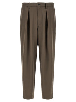 SSSTEIN Braune Woll-Freizeithose