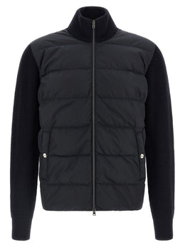 Herno Blaue Wolljacke