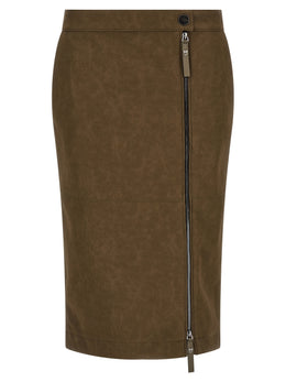 PINKO Brauner Midirock aus Viskose