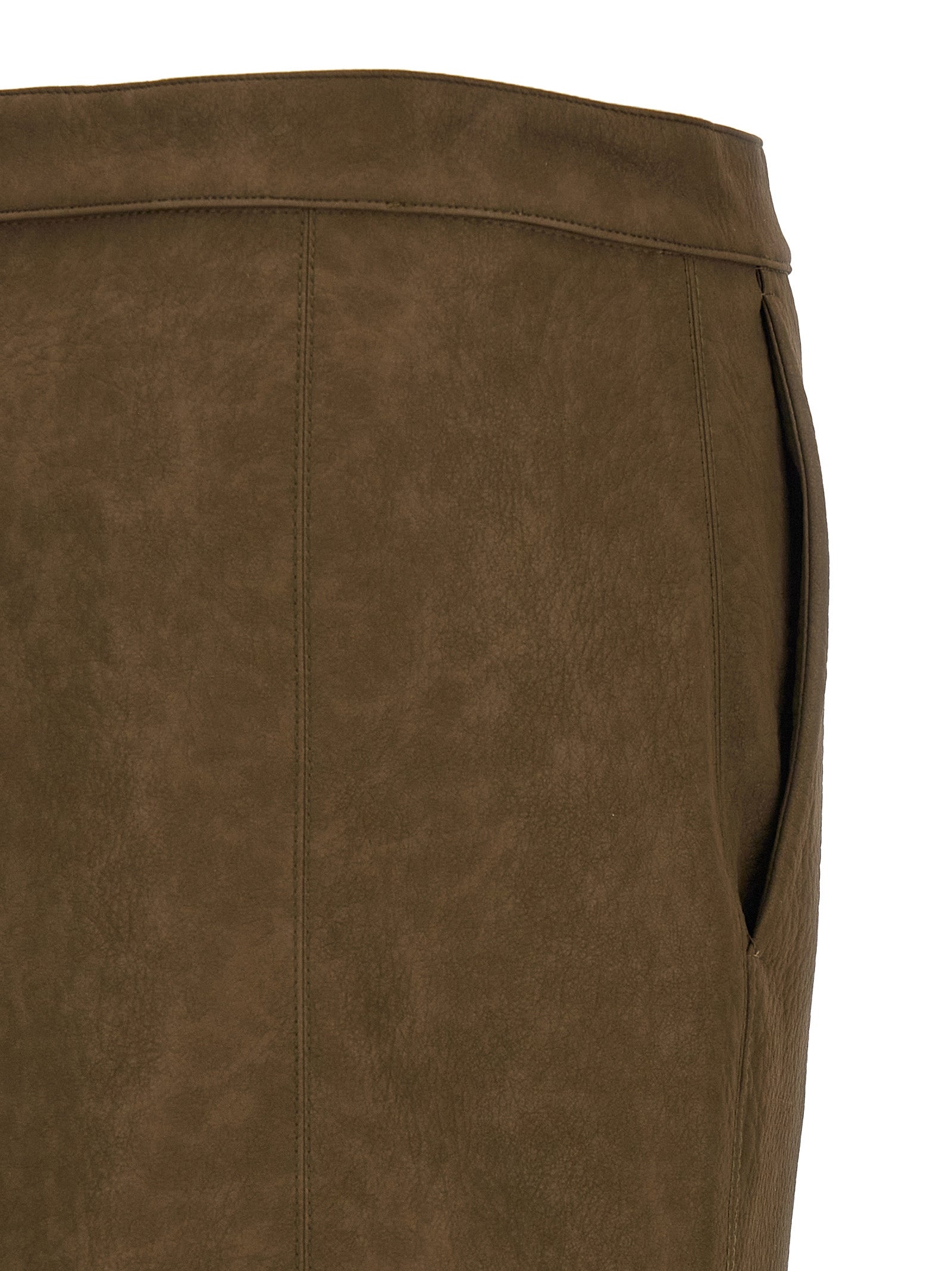 PINKO Brauner Midirock aus Viskose