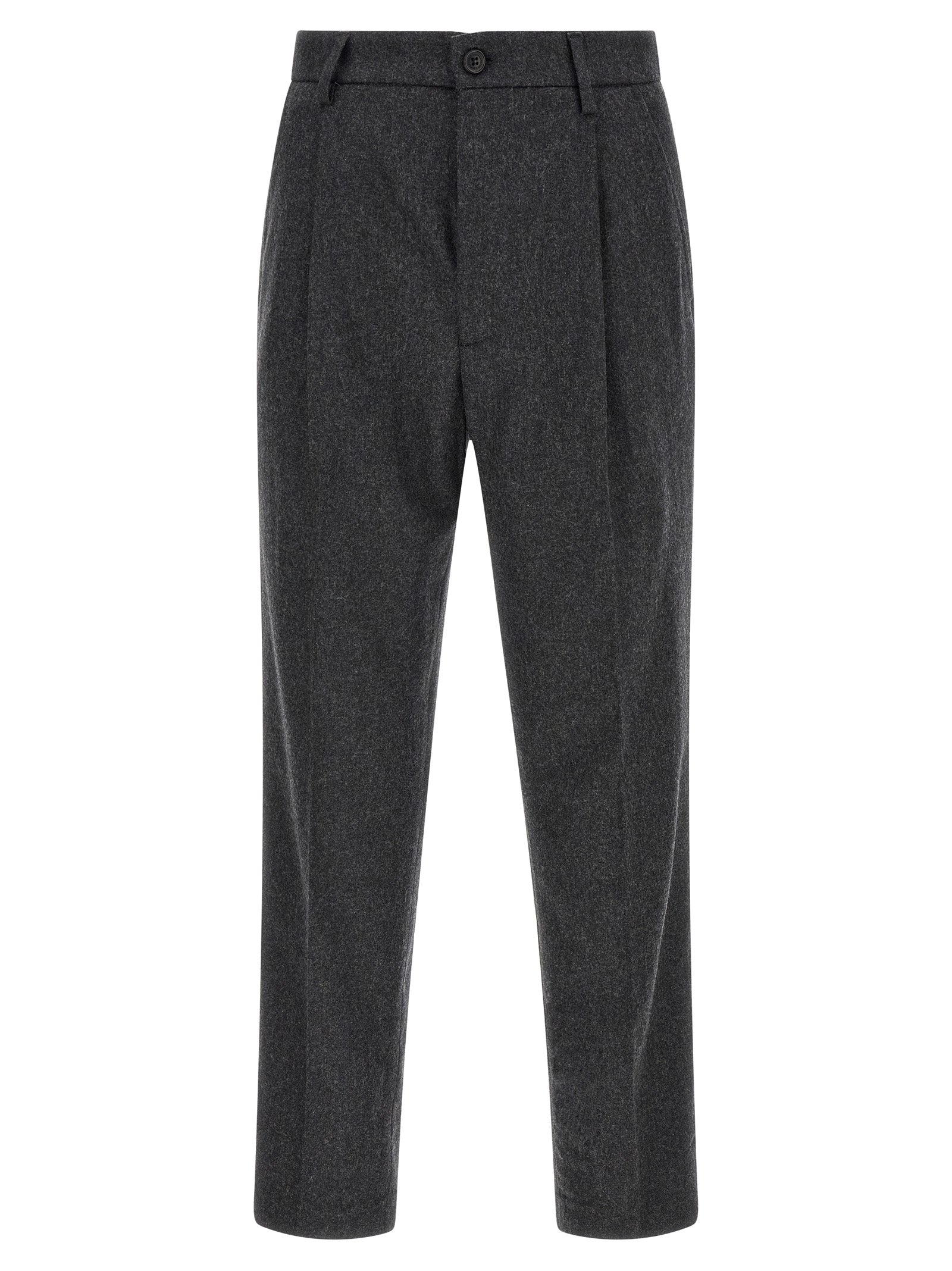 Department 5 Graue Woll-Freizeithose