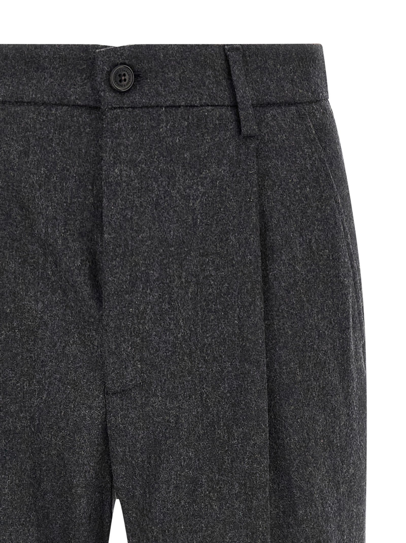 Department 5 Graue Woll-Freizeithose