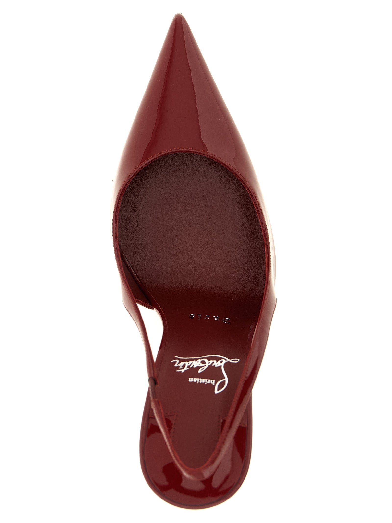 Christian Louboutin Rote Kalbsleder-Pumps mit hohem Absatz