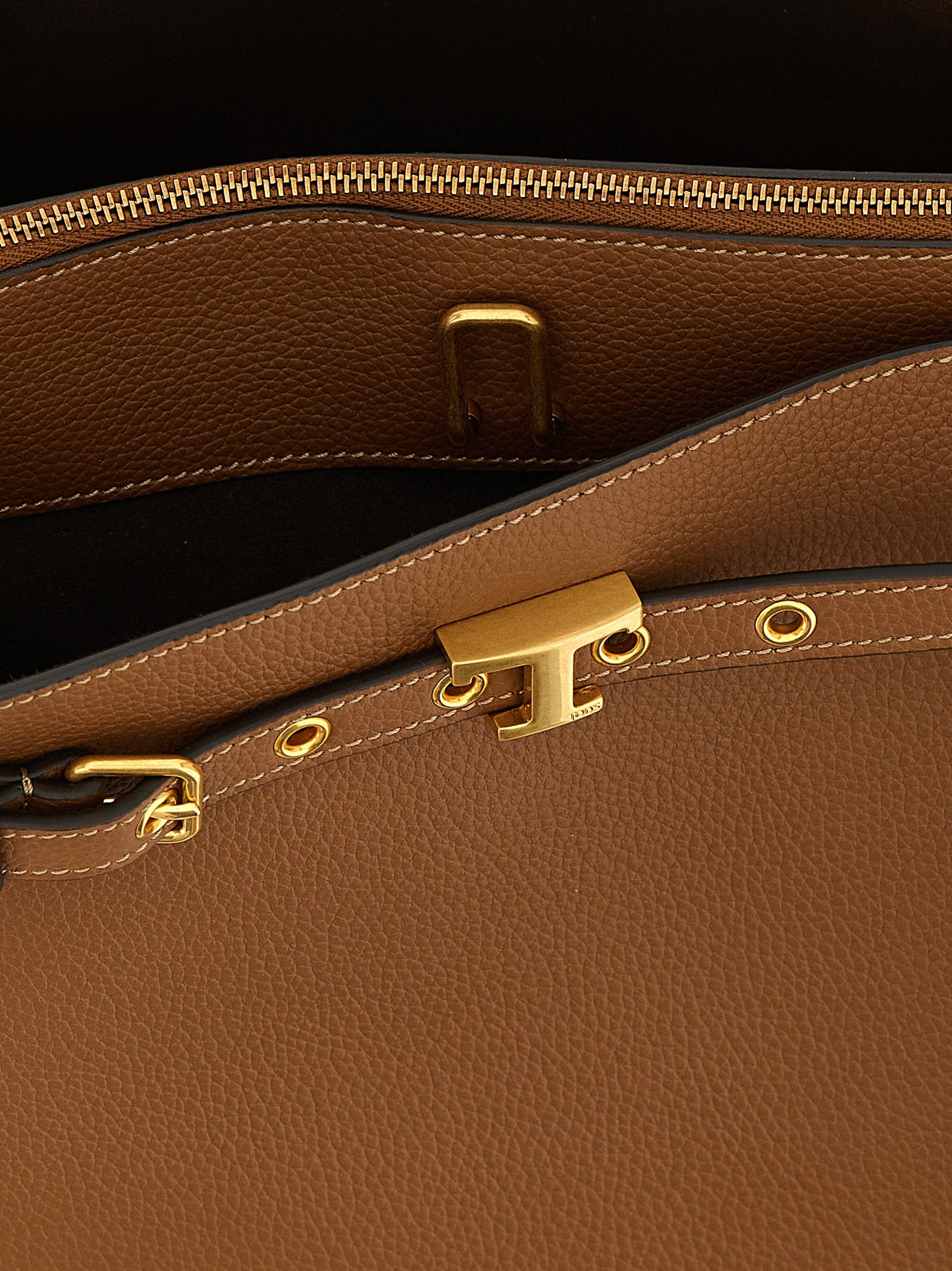 Tod's Braune Kalbsleder-Handtasche