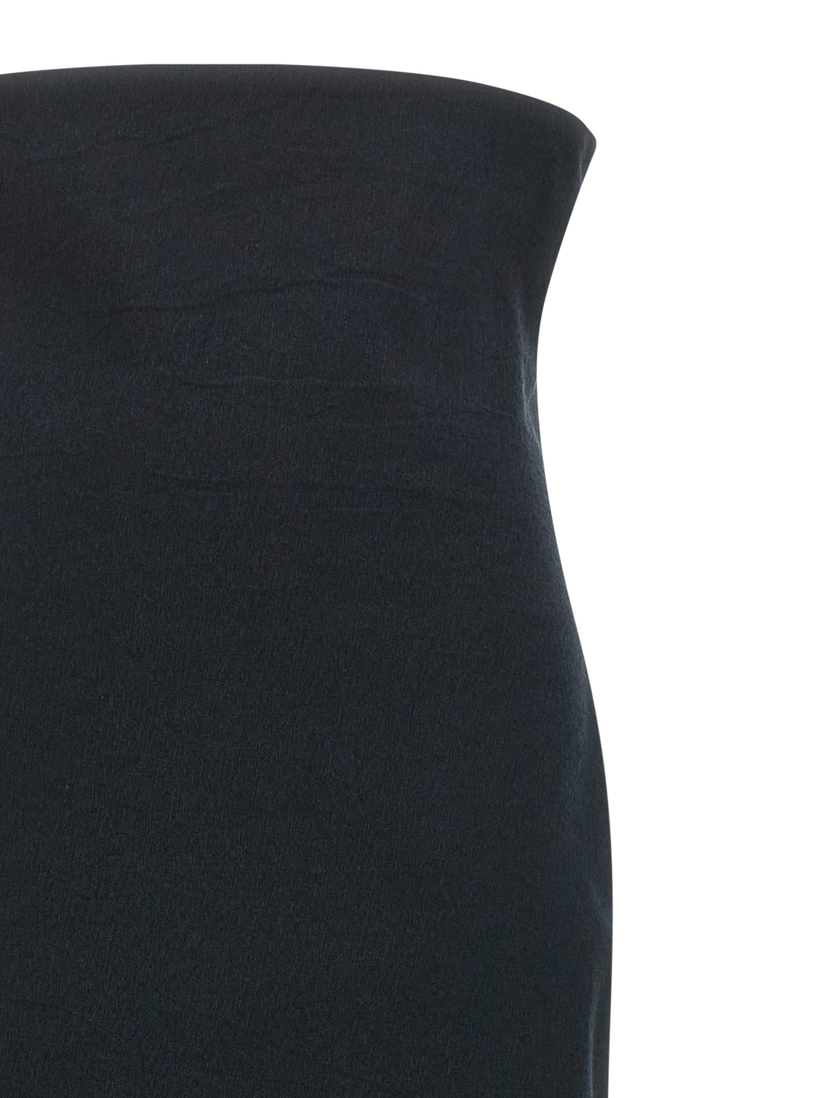 Issey Miyake Schwarzer Minirock aus Papier