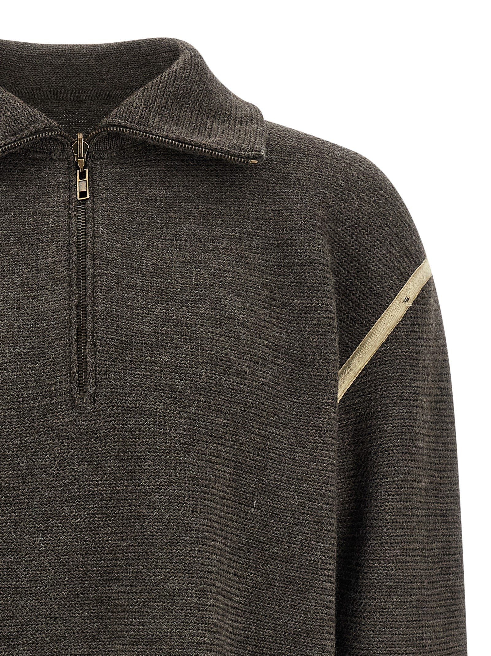 Maison Margiela Grauer Wollcardigan
