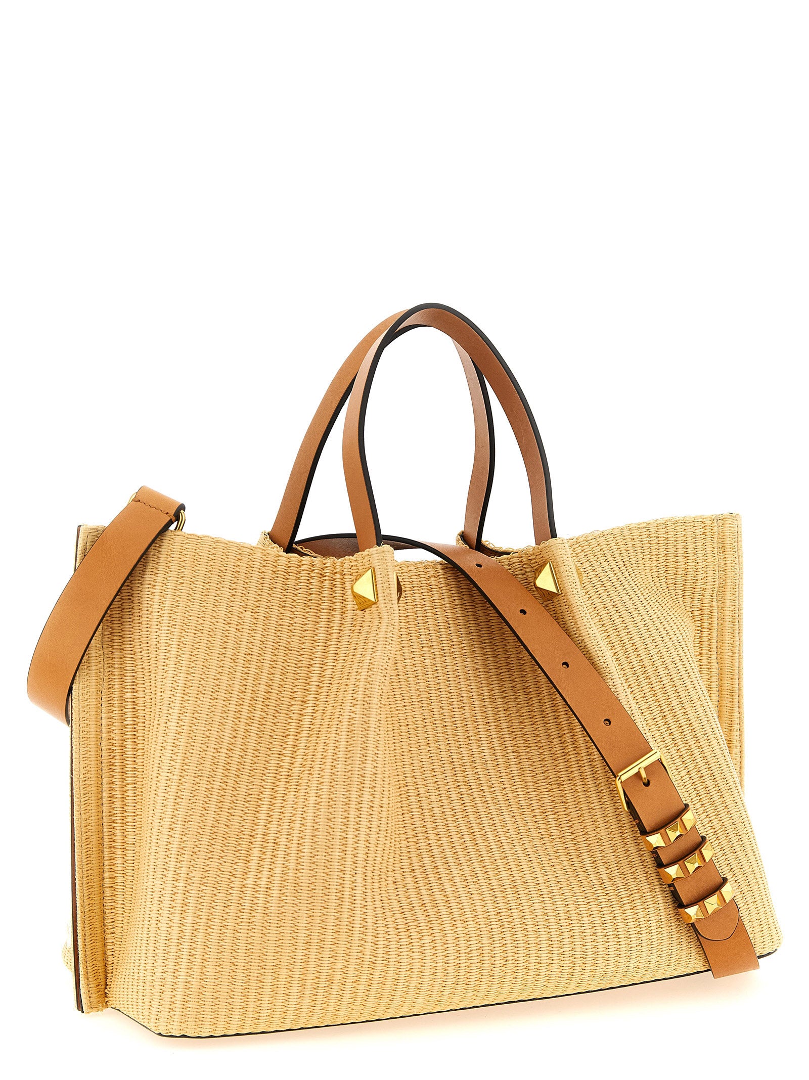 Valentino Garavani Beige Baumwolltasche