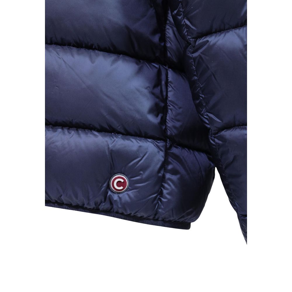 Colmar Originals Blaue Polyamid-Jacke in voller Länge