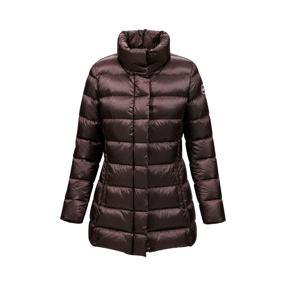 Colmar Originals Braune Polyamid-Jacke in voller Länge