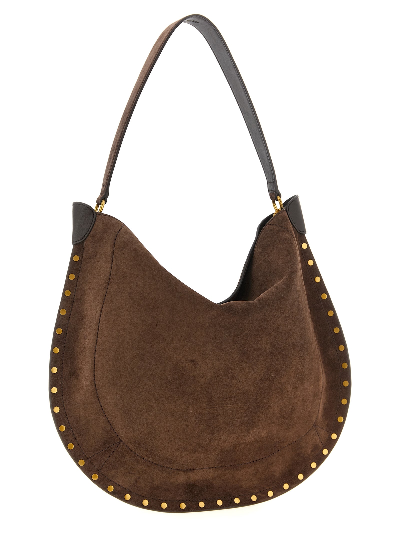 Isabel Marant Braune Schultertasche aus Rindsleder
