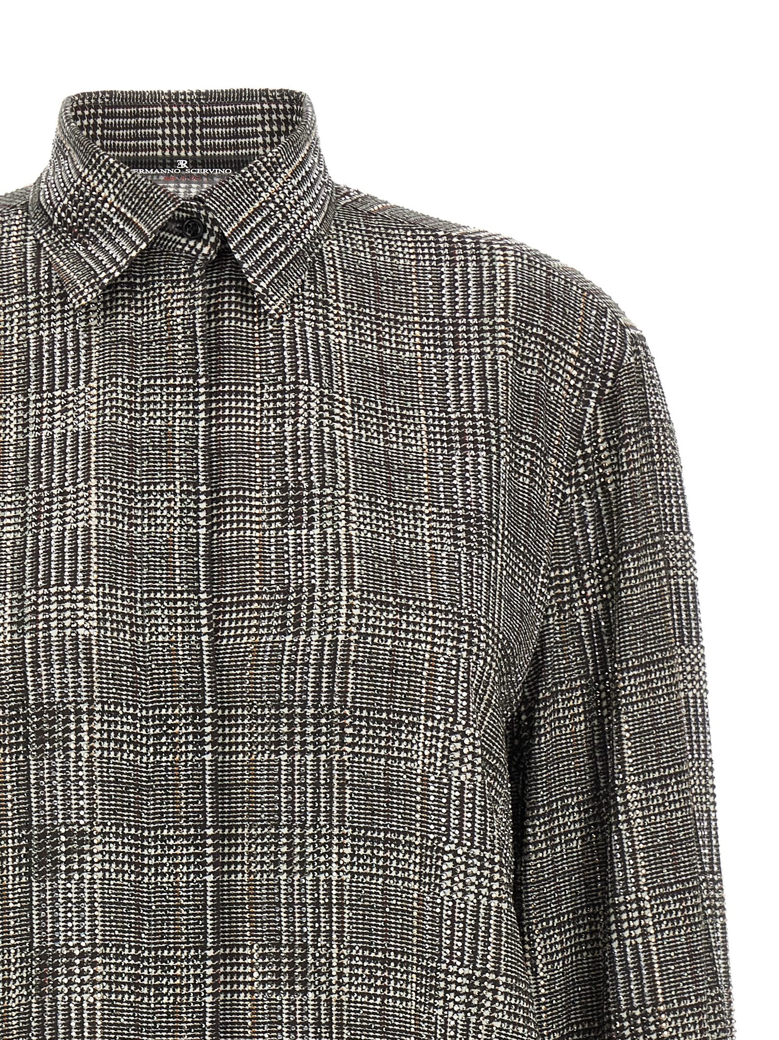 Ermanno Scervino Graue Viskose-Bluse