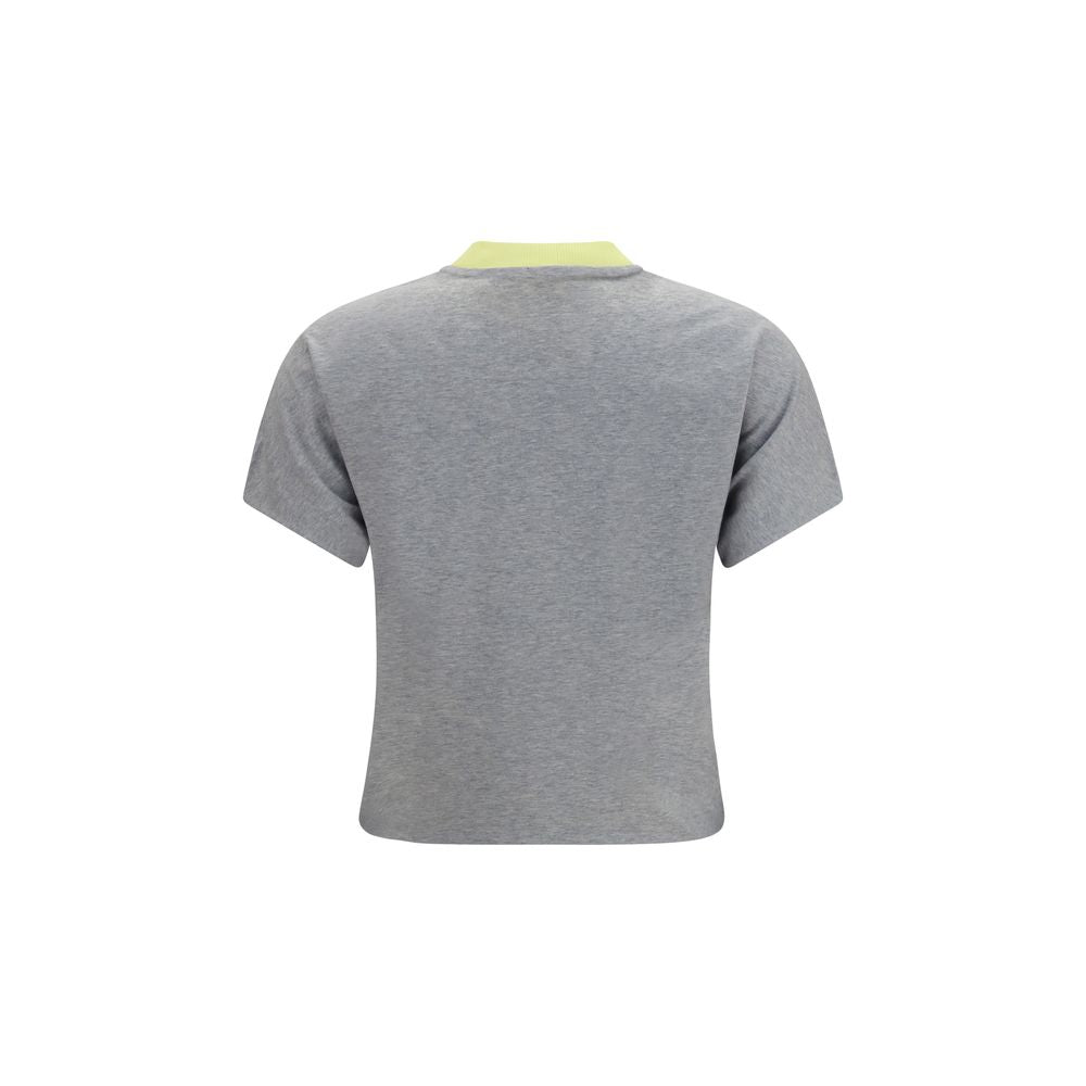 Versace Graues Baumwoll-T-Shirt