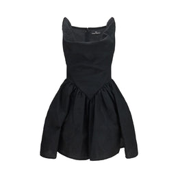 Vivienne Westwood Schwarzes Baumwoll-Freizeitkleid