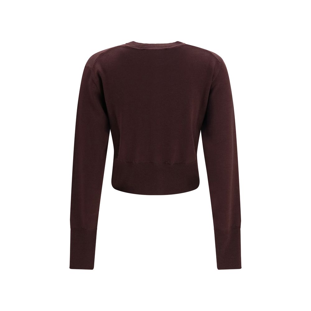 Vivienne Westwood Lila Seidenstrickjacke