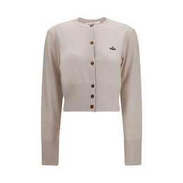 Vivienne Westwood Beige Seidenstrickjacke
