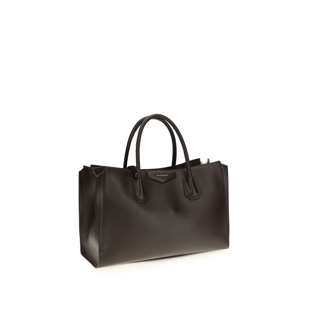 Givenchy Braune Kalbsleder Bos Taurus Schultertasche