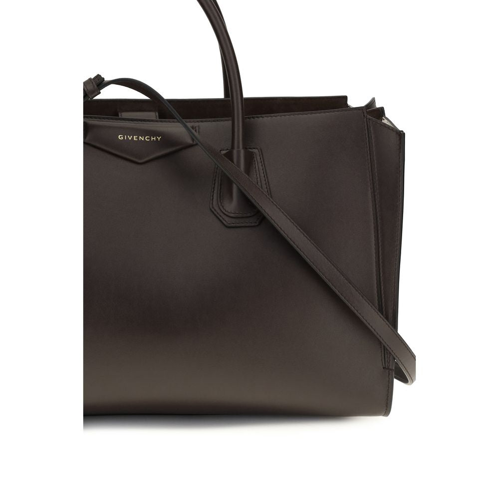 Givenchy Braune Kalbsleder Bos Taurus Schultertasche