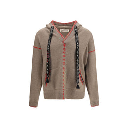 Baziszt Brauner Kaschmir-Pullover