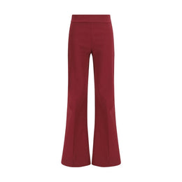 Avenue Montaigne Bordeaux Viskose Freizeithose