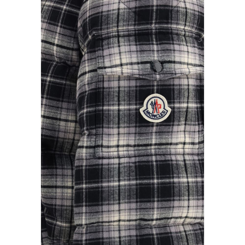 Moncler Schwarze Baumwoll-Shell-Jacke