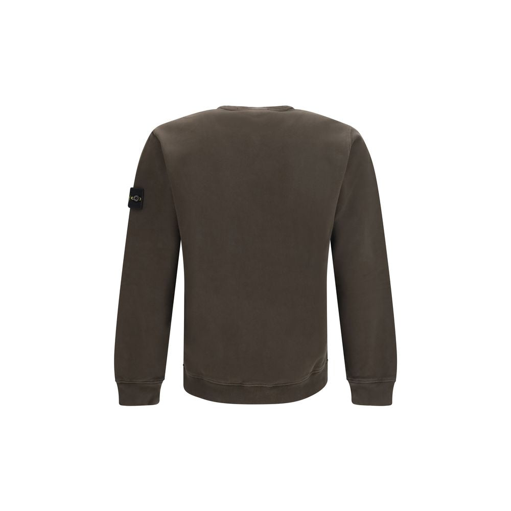 Stone Island Brauner Baumwoll-Sweatshirt