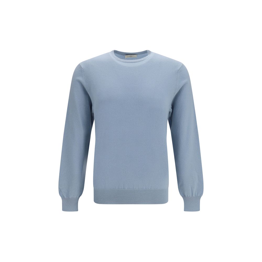 Piacenza Cashmere Blauer Kaschmirpullover