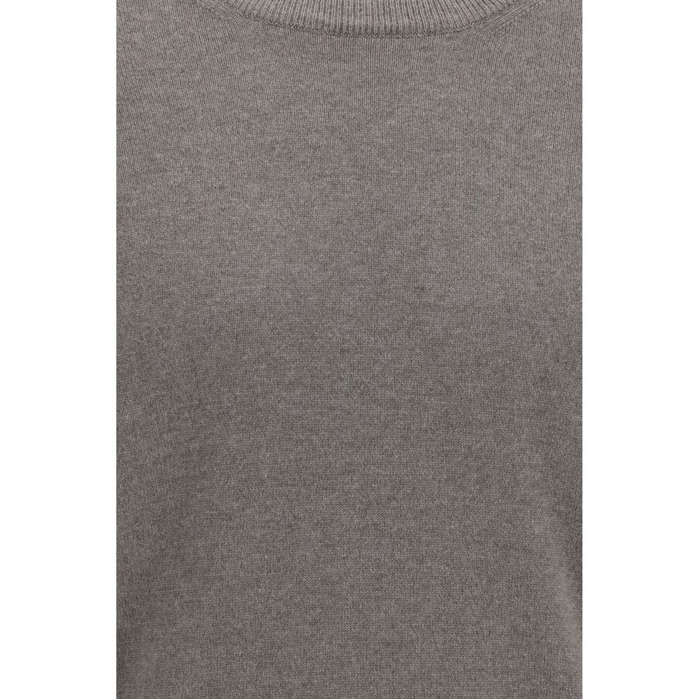 Brunello Cucinelli Grauer Kaschmirpullover