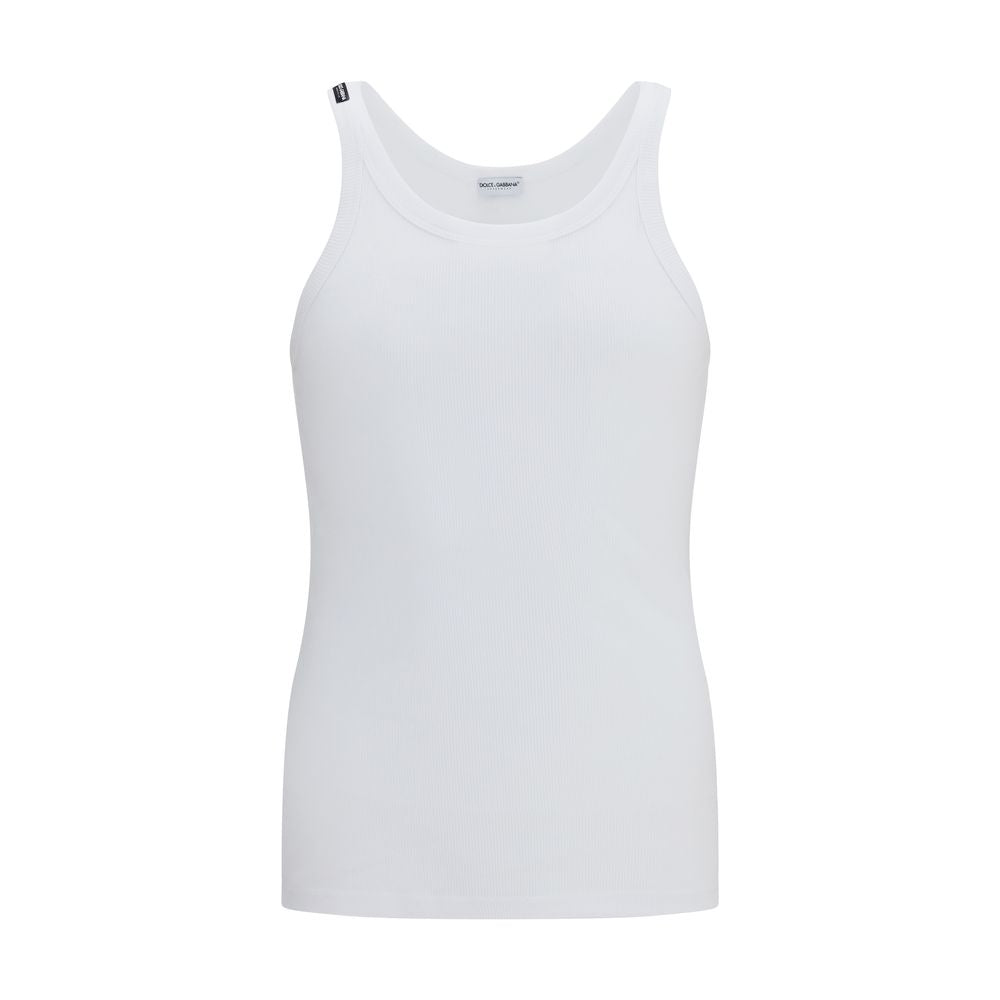 Dolce & Gabbana Weißes Baumwoll-Top