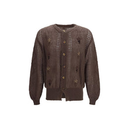Magliano Brauner Mohair-Cardigan