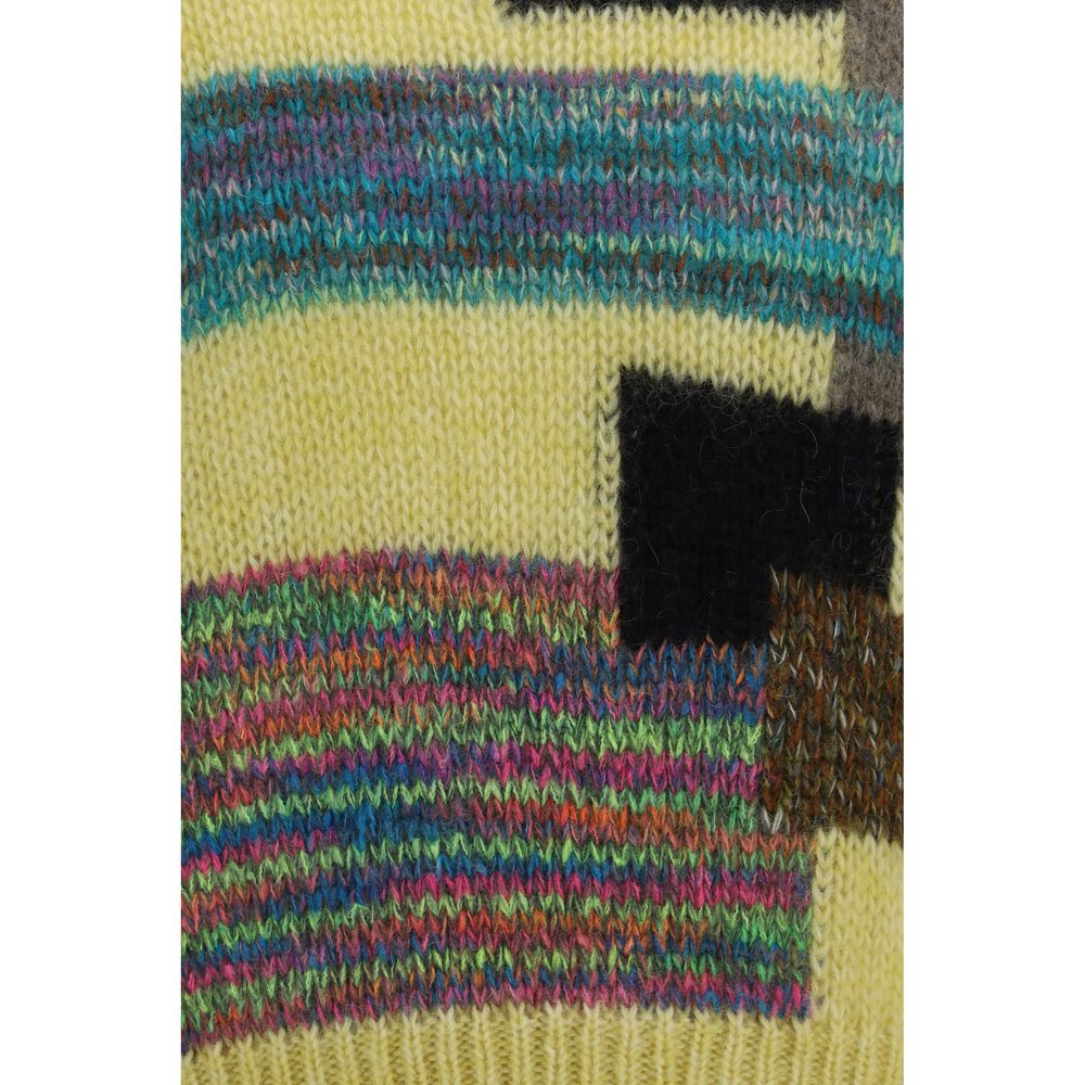 Magliano Mehrfarbiger Mohair-Pullover